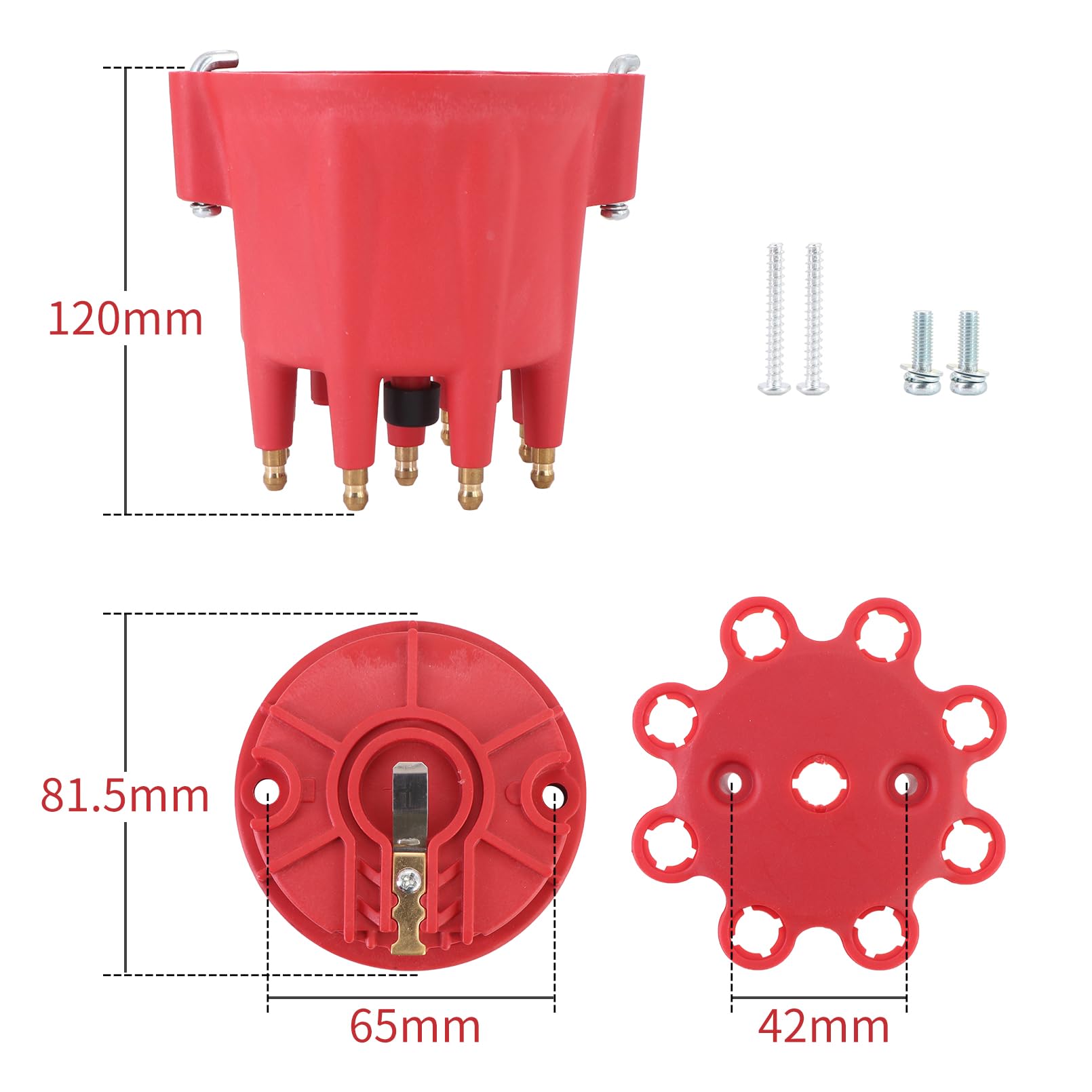 non様 Dokili 84335 Standard Cap & Rotor Kit 8-Cylinder for M.S.D